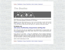 Tablet Screenshot of lennon-mccartney.de